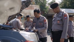 Polres Kediri Periksa Kendaraan Dinas Kapolres Ingatkan Jangan Disalahgunakan