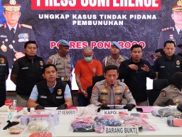 Kurang dari 24 Jam, Polres Ponorogo Tangkap Suami Pembunuh Istrinya di Pinggir Hutan Sampung