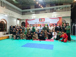 Dandim Nganjuk Sebagai Ketua Umum IPSI Gelar Silaturahmi antar Perguruan Pencak Silat