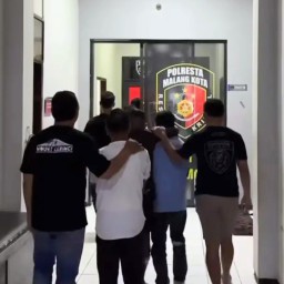 Satreskrim Polresta Malang Kota Ringkus Pelaku Perampokan Nasabah Bank