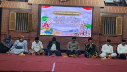 Dandim 0810/Nganjuk Bersama Forkopimda Hadiri Doa Bersama Lintas Agama