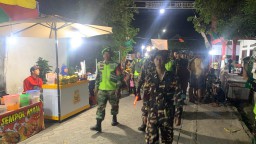 Sinergitas TNI dan Banser Gelar Patroli dan Poskamling di Kecamatan Lengkong