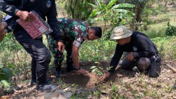 Dandim 0810/Nganjuk Verifikasi Lokasi Calon Cagar Budaya dan Tanaman Langka Kemenyan Putih di Rejoso