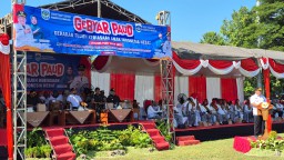 Dandim 0810/Nganjuk Hadiri Gebyar PAUD Gerakan Tujuh Kebiasaan Anak Indonesia Hebat Tahun 2025