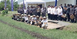 Panen Raya Ketahanan Pangan TNI AL, Pemkab Nganjuk Perkuat Sinergi Menuju Swasembada Nasional