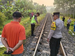 Perempuan Malang Tewas Terlindas Kereta Api di Blitar, Diduga Idap Kanker Otak