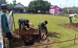 Babinsa Dampingi Persiapan Pembangunan KDKMP di Desa Kedungombo