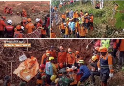 Delapan Korban Longsor Cilacap Berhasil Dievakuasi Dalam Keadaan Meninggal Dunia, 12 Dalam Pencarian