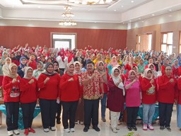 Dinkes Nganjuk Bergerak Serentak Tekan AKI dan AKB di HKN ke-61