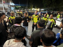 Wakil Bupati Nganjuk Turun Langsung Ikut Patroli Penertiban Balap Liar Belasan Kendaraan Diamankan