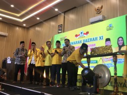 Musda XI Golkar Nganjuk Estafet Kepemimpinan, Maria Tunda Dewi Tunjuk Moch. Sapi'i Jadi Ketua Baru