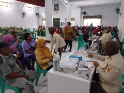 Kodim 0810/Nganjuk Gelar Bakti Kesehatan dan Pengobatan Umum dalam Rangka Hari Juang Kartika ke-80