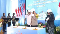 Kapolri Ziarah ke Makam Marsinah dan Groundbreaking Museum Nasional di Nganjuk