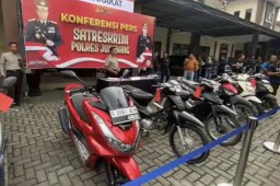 34 Motor Curian dengan 17 Pelaku di Jombang Diamankan Polisi