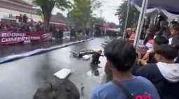 Rookie Drag Competition Jombang Cup 2026 Diwarnai Insiden Joki Terpeleset di Lintasan