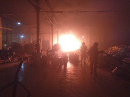 Pabrik Kacang Atom Panda di Kedungwaru Tulungagung Terbakar, Kerugian Ditaksir Rp25 Juta