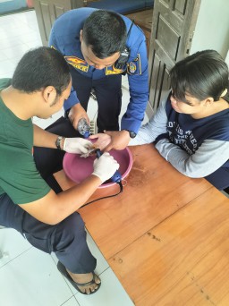 Sepuluh Tahun Mengikat Cinta, Cincin Tunangan Dilepas Damkarmat Nganjuk