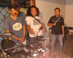 Pelaku dan Penadah Motor Curian di Prambon Dibekuk Petugas Gabungan