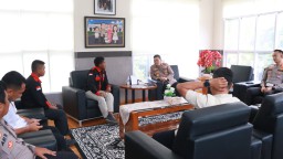 Audensi dengan Kapolres Nganjuk, GMNI Sampaikan Keresahan Pelaku UMKM dengan Menjamurnya Minimarket