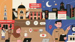 Pemda Nganjuk Matangkan Regulasi Baru Terkait Jam Kerja ASN. Bupati: 'Fleksibel,Disiplin Harga Mati'"