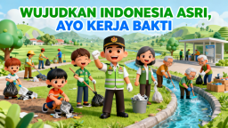 Wujudkan Indonesia ASRI, Besok Bupati Nganjuk Instruksikan Kerja Bakti Serentak Bersihkan Lingkungan