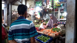 Ramadan Belanja Sayur di Pasar Wage Nganjuk Lebih Komplit dengan Produk Lokal