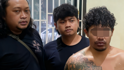 Kurang dari 24 Jam, Pria Bertato Terduga Curanmor Gondang Dibekuk Satreskrim Polres Nganjuk