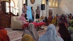 Satlantas Polres Kediri Kota Sampaikan Edukasi Disiplin Lalu Lintas di Masjid Setono Gedong, Ini Kegiatannya