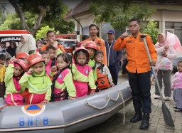 Keren, Anak PAUD Nganjuk Dididik Jadi Generasi Tangguh Hadapi Bencana