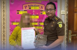 Kejari Nganjuk Terima Pelunasan Uang Pengganti Kerugian Negara, Dugaan Korupsi APBDes Dadapan