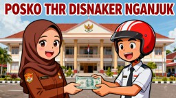 Jelang Lebaran, Disnaker Nganjuk Buka Posko THR untuk Karyawan Sampai Ojol