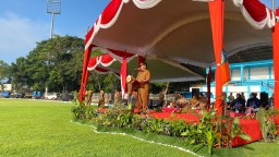 Pimpin Apel Akbar di Stadion Anjuk Ladang, Bupati Nganjuk Ingatkan ASN Peka Geopolitik dan Umumkan Kebijakan WFH