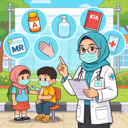 Tren Campak Melonjak, Dinkes Nganjuk Minta Masyarakat Waspada dan Segera Lengkapi Imunisasi