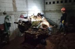 Hujan Lebat Gulung Tanah di Desa Kepel, Begini Respon Cepat BPBD Nganjuk