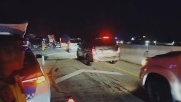 Laka di Tol Solo - Ngawi, Diduga Sopir Ngantuk, Seorang Tewas, Tiga Orang Luka Berat