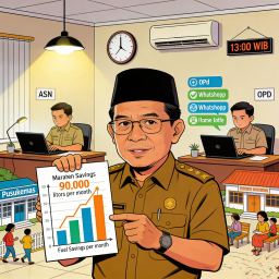 Hadapi Krisis Energi, ASN Nganjuk WFH Setiap Rabu, Target Hemat BBM