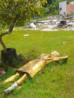 Ironi Sejarah, Patung Pahlawan Marsinah Tergeletak di Lahan Kosong, Relokasi Menggantung