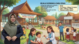 Program POPM Cacingan 2026 Dimulai, Dinkes Nganjuk : Jaga Anak dari Infeksi yang Picu Stunting