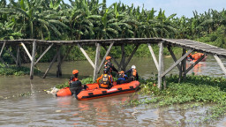 Pencarian Hari Ketiga Belum Ketemu, Tim SAR Sisir 6 KM Sungai Tanggulangin