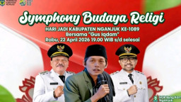 Bersama Gus Iqdam, Symphony Budaya Religi Hadir Meriahkan HUT Nganjuk ke-1089