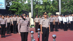 Dua Personel Polres Nganjuk Naik Pangkat Pengabdian, Bukti Dedikasi Tanpa Cela