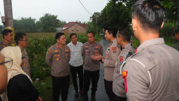 Polres Nganjuk Cek Lahan 15 Hektare, Sinergi Kuat Perkuat Ketahanan Pangan