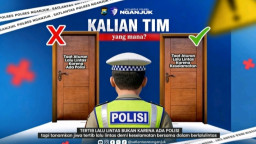 Tertib Lalu Lintas Bukan Karena Ada Polisi, tapi demi Keselamatan Bersama itu Keren