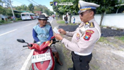 Gencarkan Penertiban, Satlantas Nganjuk Terapkan Sistem Tilang ETLE Ponsel