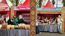 Semarak HUT Nganjuk ke-1089, Gebyar Bazar UMKM Padati Alun-Alun 