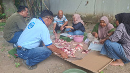 Menebar Spirit Berbagi di Kota Angin, Cara PWI Nganjuk Rawat Solidaritas Lewat Hewan Kurban