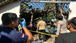 Ledakan Guncang Rumah Warga Rowomarto, Patianrowo Satu Korban Luka Bakar 90 Persen