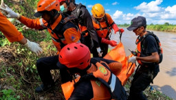 Hanyut 35 Kilometer, Pencari Ikan yang Hilang di Sungai Brantas Ditemukan Meninggal dunia