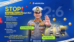 Stop Menyalip dari Kiri, Satlantas Polres Nganjuk Ingatkan Bahaya & Aturan Hukumnya