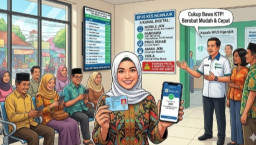 Nganjuk Cetak Rekor Digital BPJS Se-Jatim, Berobat Gak Pake Ribet, Kartu Hilang Cukup Bawa KTP